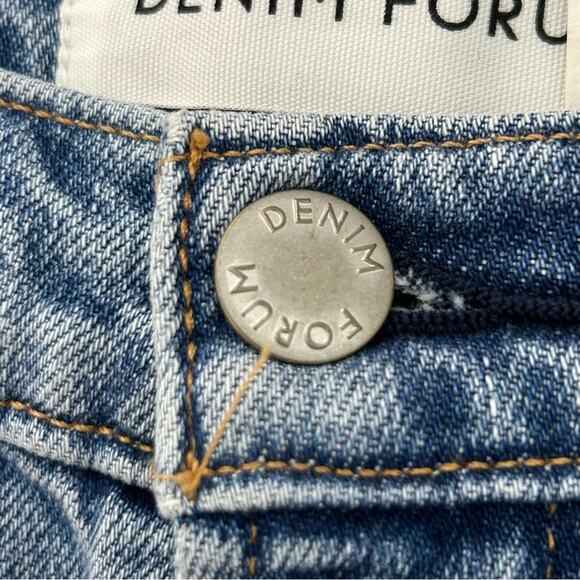 Aritzia Denim Forum Angelica High Rise Slim Jeans Pin Up Wash Size 24 NWT - Picture 8 of 14